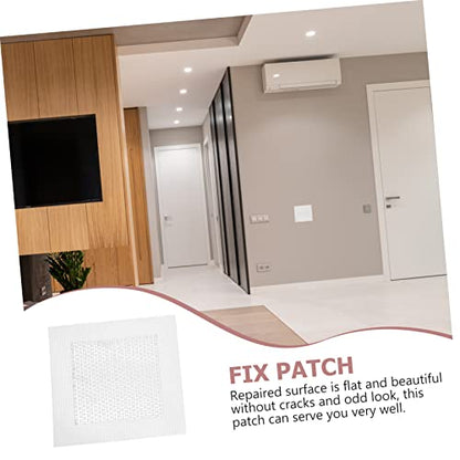 SHINEOFI 12-Piece Self-Adhesive Wall Repair Patches for Drywall Mesh Patch Kit Suitable for Wall Types Easy to Apply