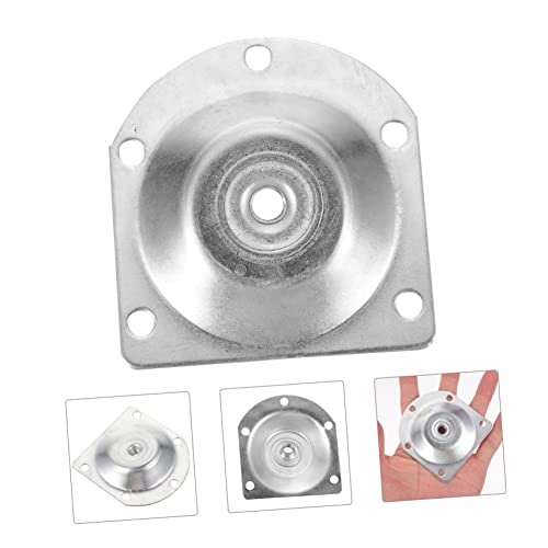 Sofa Leg Mounting Plate Sets 8pcs Furniture Accessories 12 Degree Slanted Plates - color: Silver