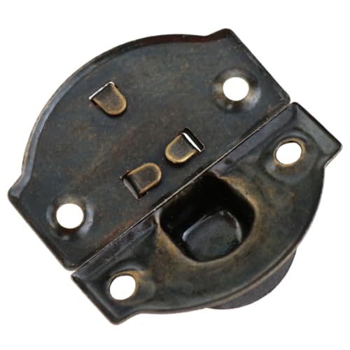 10 Set Mini Antique Bronze Jewelry Box Hinges and Latches Small Hinges for Wooden Box for Jewelry Box Hardware with Matching Screw Set