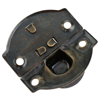 10 Set Mini Antique Bronze Jewelry Box Hinges and Latches Small Hinges for Wooden Box for Jewelry Box Hardware with Matching Screw Set
