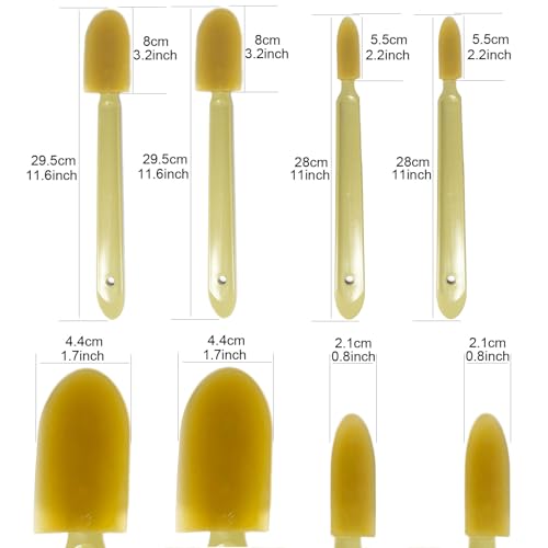 Extended Reach Grout Caulking Tool, 4pcs Rubber Caulk Finishing Tool with Ergonomic Grip for Bathroom, Kitchen Tile Gaps and Hard-to-Reach Areas - size: 4pcs