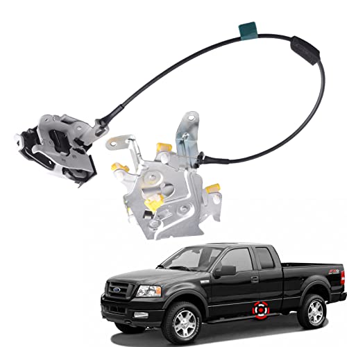 Door Lower Latch Compatible for Ford F150 1997-2003 F250 1997-1999 Extended Cab Driver Side Rear Left Door Replacement Latch 6L3Z18264A01C - size: F150 97-03 Rear left Lower