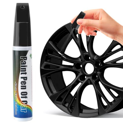 Car Touch-Up Paint Pen & Scratch Repair Marker & Eraser for Automotive Chips & Scratches, Dripless Paint Repair with Clear Coat & UV Protection, 0.5oz Universal Pen