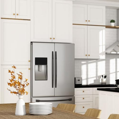 HESTIA HARDWARE | Cabinet Knob | Gold | 1-1/4 inch Diameter | 10 Pack | Drawer Knob | Cabinet Hardware (Z1.10.L) - color: Gold