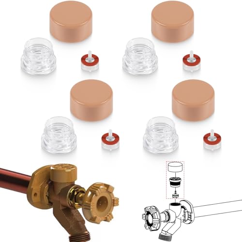 youour RK-17VB Vacuum Breaker Float Kit, Freezeless Anti-Siphon Wall Faucet Repair Kit, Anti Siphon Valve Repair Kit, Compatible with Woodford Model 17 (4 Pack) - size: RK-17VB