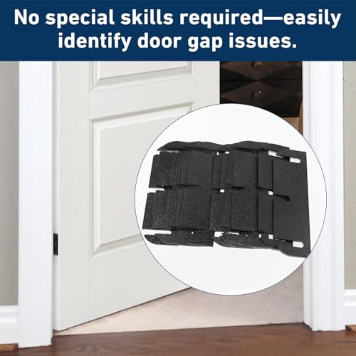 20 Pcs Door Hinge Shims Shims Stainless Steel Metal Shims Coated Adjustable Spacer Parts to Fix Air Leaks, Sticking or Misaligned Doors Repair Replacement Kit