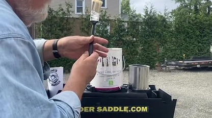 The Ladder Saddle Tool Tray, Portable Ladder Accessory, Lightweight, Made in USA