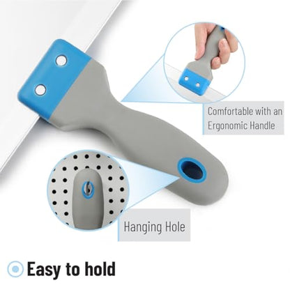 Bates- Taping Knife, 12 Inch, Stainless Steel Drywall Taping Knife - size: 12 Inch