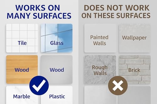 Heavy Duty Double Sided Mounting Tape - 10ft Clear Removable Adhesive Strips for Wall Pictures Decor - Damage Free Reusable Nano Technology