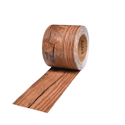 Wood Grain Repair Tape, 2.4" x 32ft Self Adhesive Tape for Furniture, Flooring, Cabinets, Doors, Windows, DIY Crafts - Durable, Easy to Use for Seamless Repairs - color: Begonia wood, size: 2.4 in