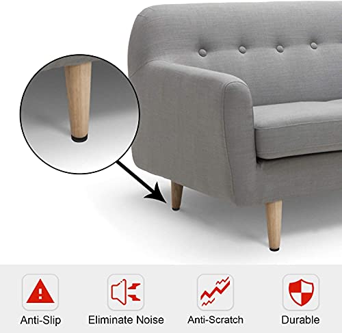 Yelanon Non Slip Furniture Pads -16pcs 2.5" Grippers Hardwood Floors, Non Skid for Furniture Legs,Self Adhesive Rubber Furniture Feet, Anti Slide Furniture Floors Protectors for Keep Couch Stoppers - size: 16pcs 2.5" Square