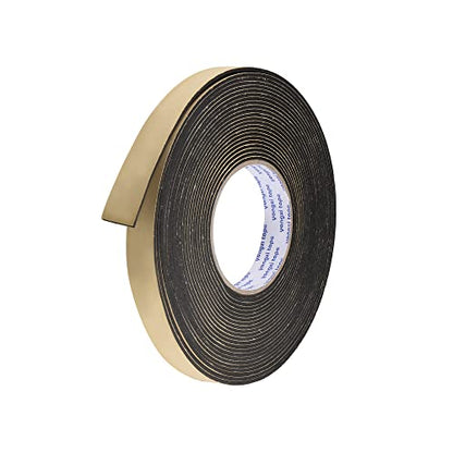 uxcell Sealing Foam Tape 20mm Wide 2mm Thick 10m/32.8ft Long, EVA Self Adhesive Weather Strip for Window Door Insulation - size: 20mmx2mmx10m
