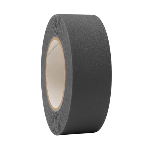 WOD Heavy Duty Anti Slip Tape Black - 2 inch x 60 ft. Non Skid Treads Weather Proof Indoor/Outdoor Traction Tape for No Slip Stairs ASTC32 - color: Black, size: 2 Inch (50mm)