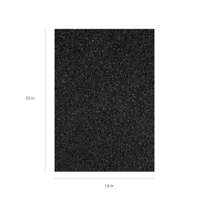 Americo Black Strip Stripping Floor Pad, 14"x20", 5 Pads/Case, Made of 100% Recycled Content, USA Made - size: 14"x20"