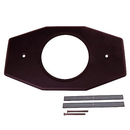 Westbrass A502-12 One-Hole Remodel Cover Plate for Moen and Delta Bathtub and Shower Valves, Oil Rubbed Bronze - color: Oil Rubbed Bronze