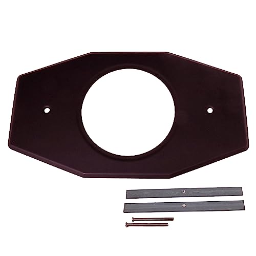 Westbrass A502-12 One-Hole Remodel Cover Plate for Moen and Delta Bathtub and Shower Valves, Oil Rubbed Bronze - color: Oil Rubbed Bronze