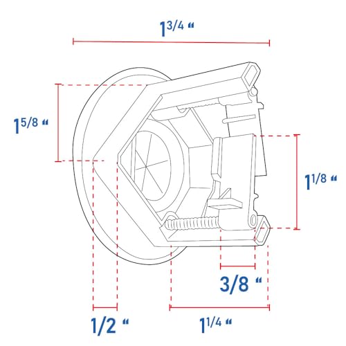 Construct Pro Speedy’Z Screw-in Cable Pass Through Port – White, 1.125" Inner Diameter, 2.5" Outer Diameter (2 Pack) - style: 2 Pack