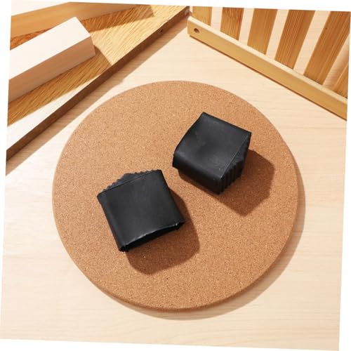 NUOBESTY 4pcs Non Slip Ladder Mat Folding Ladder Accessories Pads High Friction Surface for Safety Easy Installation and Floor Protection
