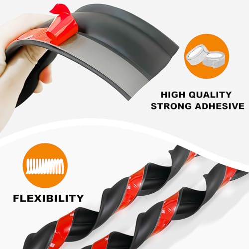 Universal Garage Door Threshold Seals Bottom Rubber Replacement, weatherproofing Garage Door Weather Stripping with Nails (32.8ft) - size: 32.8ft
