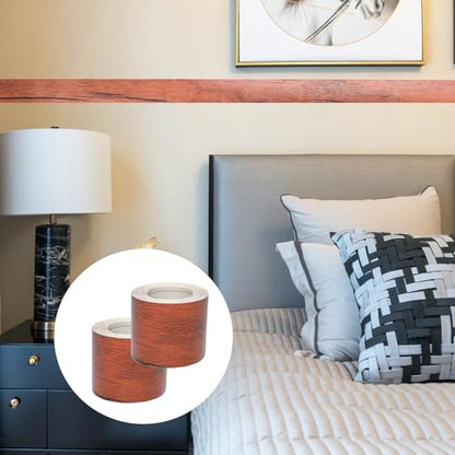 Lilaly 2 inches x 32 feet Wood Grain Repair Tape,Wood Grain Tape,Widely Used for Tables, Doors, Floor and DIY(Yew) - color: Yew