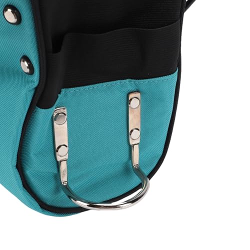 Fabater Folding Ladder Tool Tray, 600D Oxford Fabric Organizer with Multiple Pockets for Step Ladders, Ladder Tool Holder Pouch for Easy Access to Repair Tools