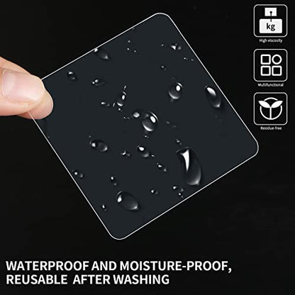 Double Sided Adhesive Pads for Mounting-Pack of 30,2-3/8" Two Sided Precut Tape Super Strong Heavy Duty Squares Washable Sticky Patch for Walls Hanging Nano Gel Large Clear 60mm… - size: 30PCS 2.36inch x 2.36inch