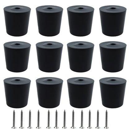 Rubber Cone-Shaped Machine Foot Shock-Absorbing pad, Instrument Chassis pad,Table and Chair Anti Slip Foot pad - size: 32*27*30