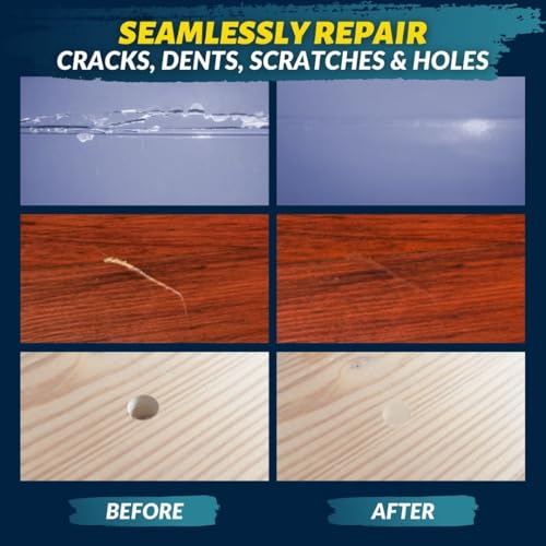 Coconix Floor & Furniture Repair Kit | Fix Scratches, Scuffs, and Dents on Hardwood Floors, Furniture, and Laminate Surfaces | Easy Application with Kneadable Putty