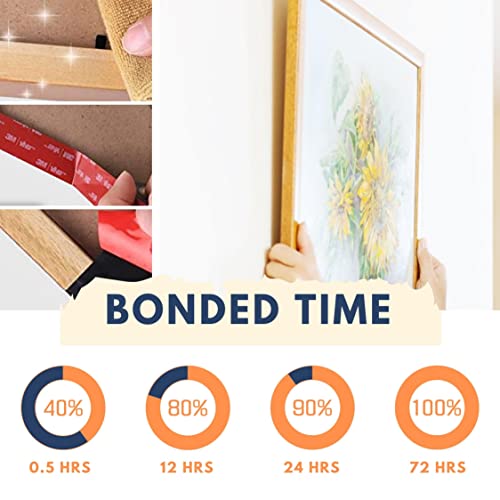 Bulina Double Sided Mounting Tape 5925 2" Width Black Foam Tape High Bond Waterproof Heavy Duty Strong Adhesive Tape Thick 0.025 in Fastener Replace Décor Frame Logos - size: 2" × 10ft