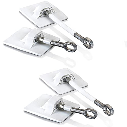 2-Pack Refrigerator Lock (White Without Padlock) - color: 2-Pack, White Without Padlock