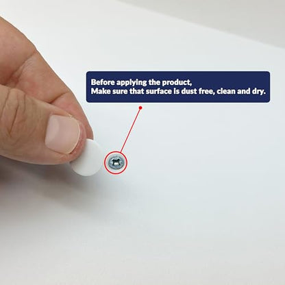 Dark Grey Self-Adhesive Screw Hole Stickers - 50 pcs. 0.55 inch / 14 mm Peel Stick Dust Proof Tape, Water Resistance PVC Caps for Wood Cabinets, Furniture, Drawer, Wardrobe, Kitchen, Table - color: Dark Grey, size: 0.55 inch - 14 mm