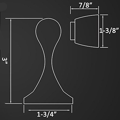 Solid Mental Magnetic Door Stop, Wall Mounted, Bronze - color: 1PC Bronze
