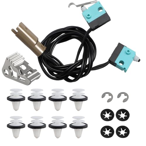 Upgraded Stainless Steel Door Handle Repair Kit Microswitch Harness Door Handle Paddle Gear Compatible with Tesla Model S 2012-2017 Replace#: 1042845-00-A