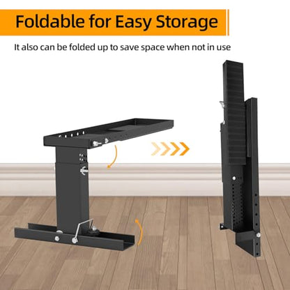 Foldable Ladder Extender Pro, Heavy-Duty Ladder Stabilizer High Strength, Ladder Leveler 9.1"-15.4", Adjustable Height for Stairs with Non-Slip Feet - size: Standard 9.1-15.4"