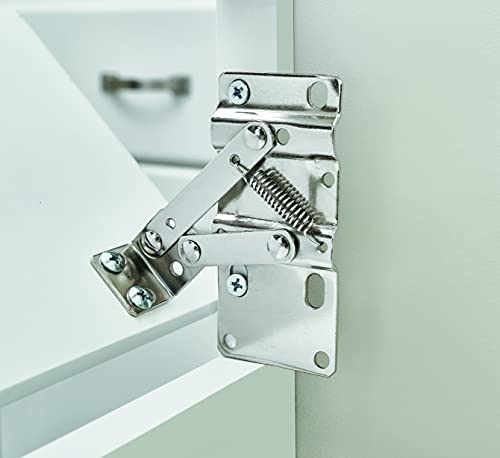Rev-A-Shelf 14" Tip-Out Plastic Sink Trays for Kitchen and Bathroom Base Cabinet, Pull Out Vanity Shelf Home Organizer, White, 6572-14-11-52