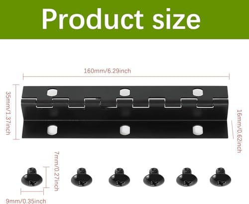 Mailbox Door Hinge Replacement Hardware for Imperial Mailbox Door,Mailbox Hinge Repair kit with Screws,2 Pack