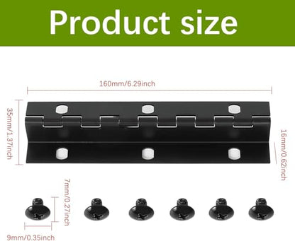 Mailbox Door Hinge Replacement Hardware for Imperial Mailbox Door,Mailbox Hinge Repair kit with Screws,2 Pack