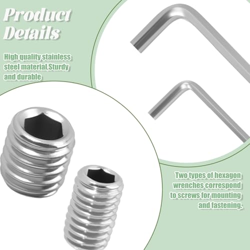 30 Pcs W11366418 Refrigerator Freezer Door Handle Mounting Screws Kit, Replacement Set with Screwdriver for Refrigerator Dishwasher Handle Repair, Stainless Steel Hardware Accessories
