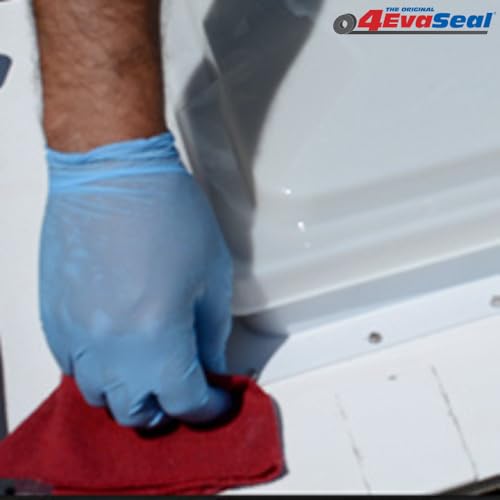 4evaseal™, 57206, Multi-Purpose White Tape - 4" x 50' – UV-Resistant, Waterproof Repair & Sealing Tape