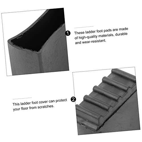 4pcs Non-Skid Ladder Mats Stair Edge Protector for Home Ladders Collapsible
