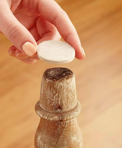 Scotch Felt Pads, Felt Furniture Pads for Protecting Hardwood Floors, Round, 1 in. Diameter, Beige, 16 Pads - style: 16 Pads