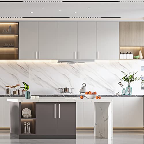 Asidrama 10 Pack 3.75 Inch(96mm) Brushed Satin Nickel Kitchen Cabinet Handles, Cabinet Pulls Kitchen Cabinet Hardware Cupboard Handles Drawer Pulls - color: Brushed Satin Nickel, size: 3.75" Hole Center(96mm), style: 10 Pack
