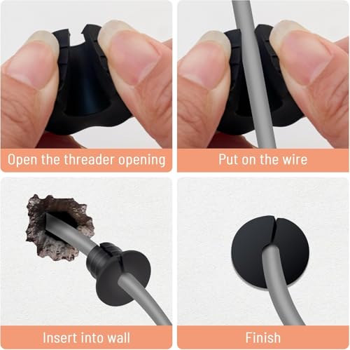 Cable Routing Kit for Starlink for 3/4 inch Wall Hole 10 Pcs, Starlink Accessories, Silicone Cable Wall Pass, Starlink Anti-Slip Wall Grommets for Cables (3/4 inch) - size: 3/4 inch 10pcs