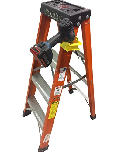 Boxtown Team Carrier (Yellow), Ladder Handle, Ladder Accessories, Drill Gun Holster, Ladder Paint can Holder, Multipurpose Tool, Multi Function Tool - color: Yellow