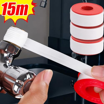 Plumbing Tapes PTFE Industrial Sealant Tape for Shower Head Water Pipe Thread Duct Sealing Plumbing Fitting Repair Tool (3Roll) - color: 3Roll