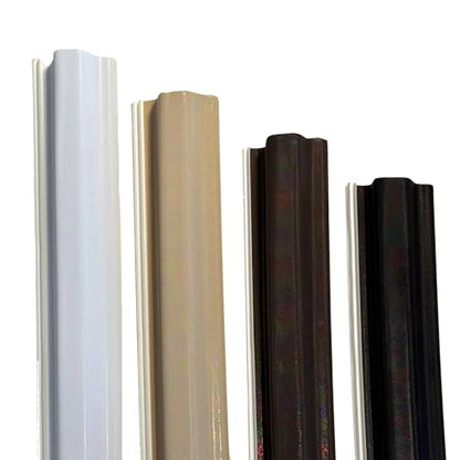 MEGA Reach Foam Weatherstrip (3 Pieces), Foam Weatherstrip for Door, 97 Inches (Black) - color: Black