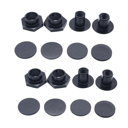 16 pcs/2set SHLPDFM Rear Window Windshield Glass Support Strut Hardware Kit 90101-SR3-000 90105-SR3-000 Fits for Honda Civic Hatchback 3-door 1992-1995