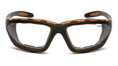 Carhartt Carthage Safety Eyewear with Vented Foam Carriage, Clear Anti-Fog Lens - color: Clear Anti-fog Lens, style: Clear Anti-fog Lens