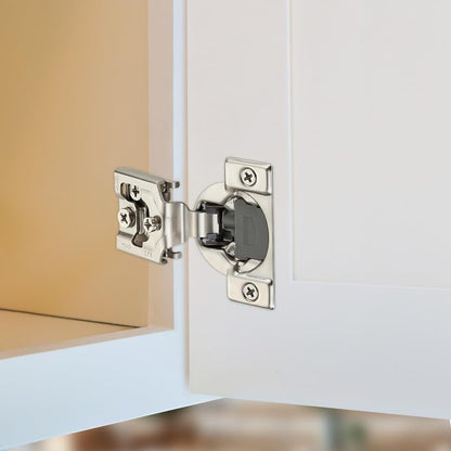 HOME EDIT 2 Pack 1 Pair 3/4 inch Overlay Soft Close Cabinet Hinges for Kitchen, Stainless Steel Three-Way Adjustable, Concealed Self-Closing Door Hinges - size: 3/4 inch Overlay