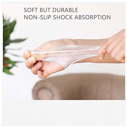 Non Slip Furniture Pads – Premium 8 pcs Furniture Grippers! Best SelfAdhesive Silicone Feet Furniture Legs– Ideal Non Skid Furniture Pad Floor Protectors for Fix in Place Furniture (40mm)